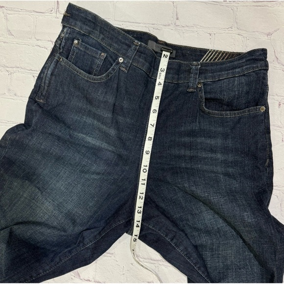 NINE WEST high waisted side zipped women’s skinny jeans denim pants size 12 EUC - Picture 11 of 12